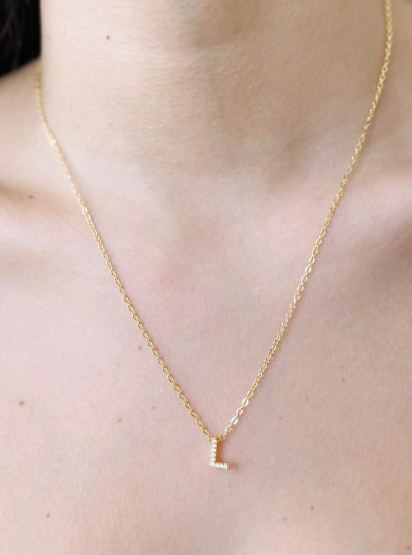 Colar Inicial Cravejada