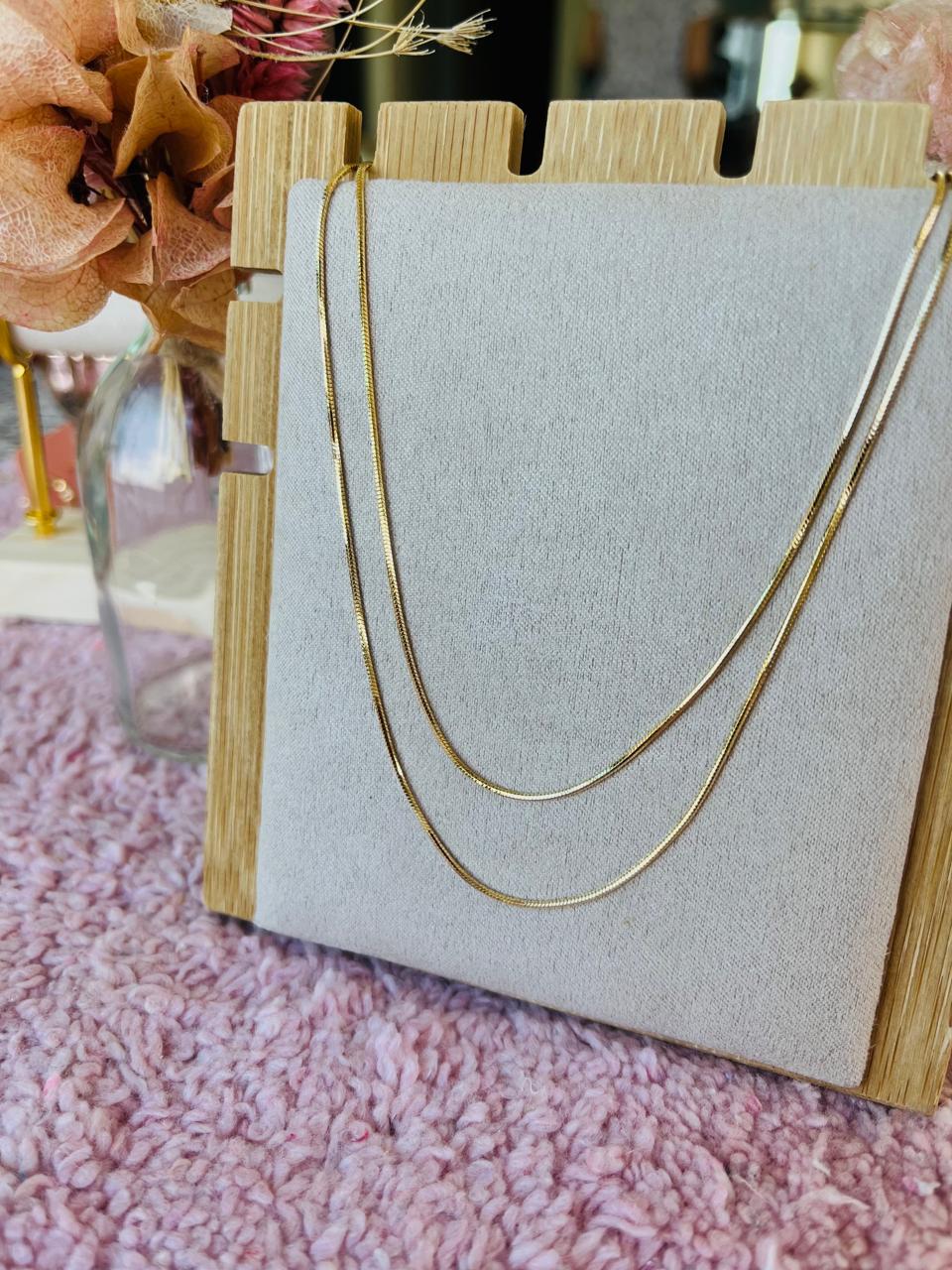 Corrente Longa Diamantada - 70cm